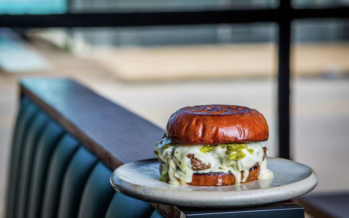 Squable is a 2020 James Beard Award semifinalist for Best New Restaurant. Shown: French cheeseburger at Squable