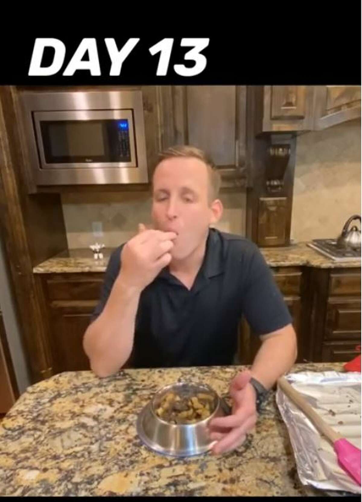 Texas man eats dog food for 30 days to show his company's chow is fit