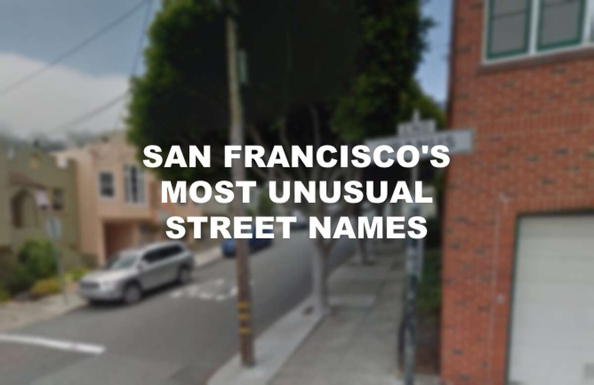San Francisco's most unusual street names, from Lois Lane Avenue to Waldo Alley.