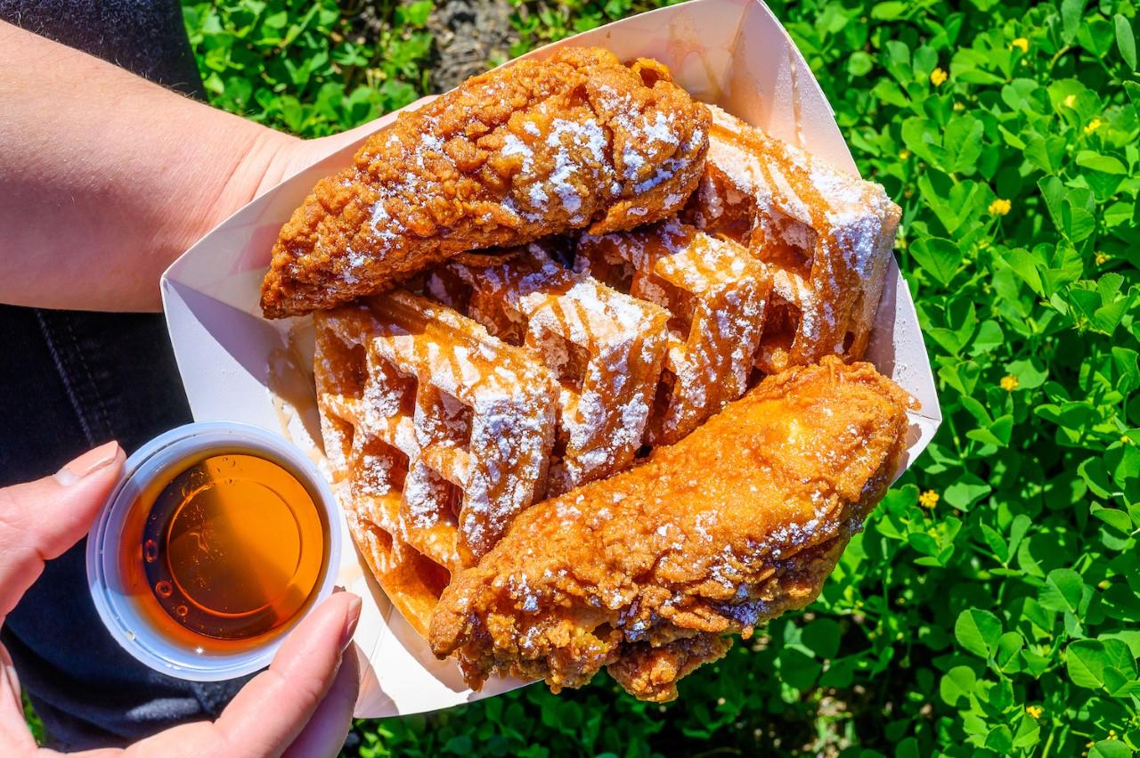 New food truck Waffle Station offering 5 waffles for opening near UTSA