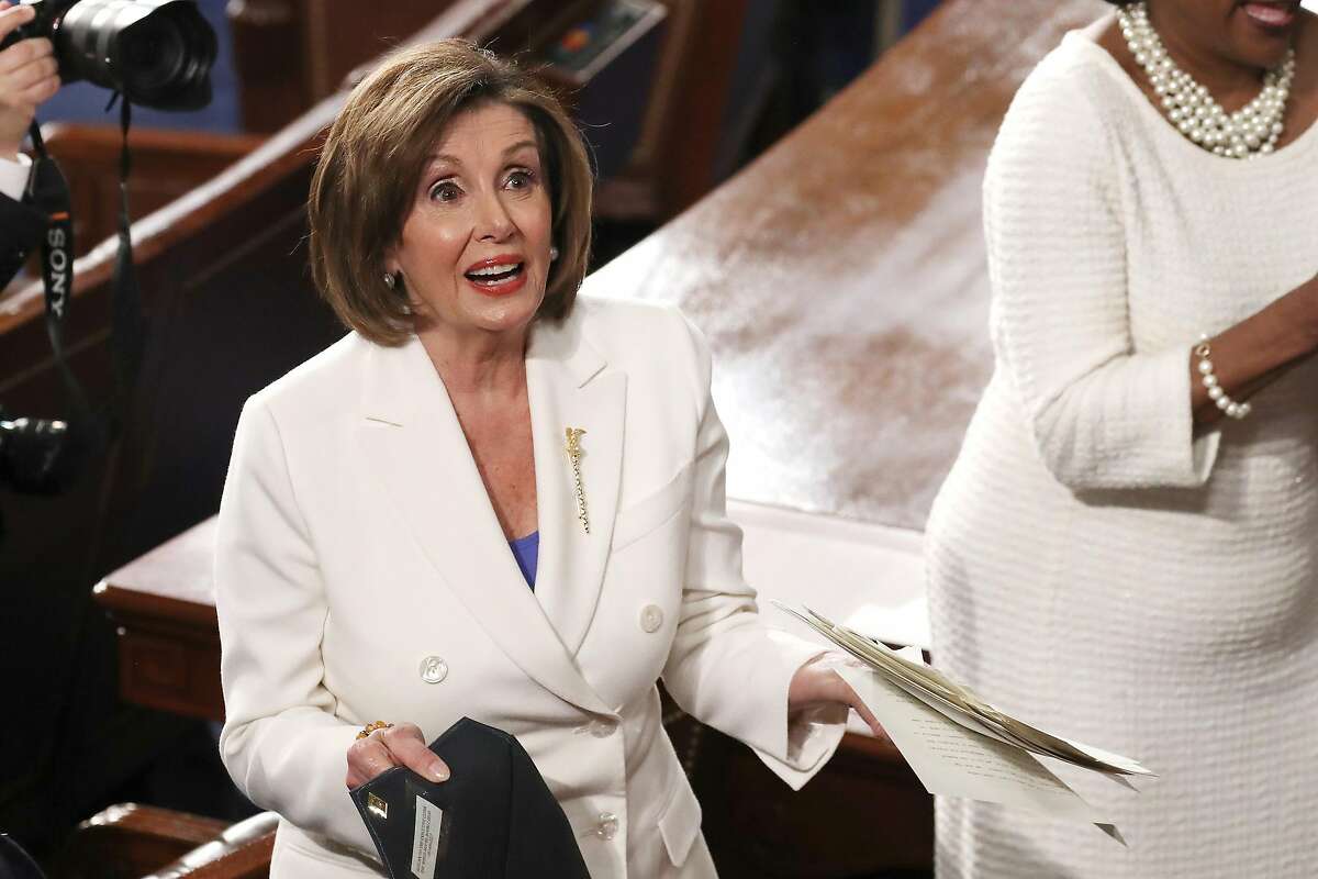 Nancy Pelosi Rips Up Speech After Trump Completes State Of The Union