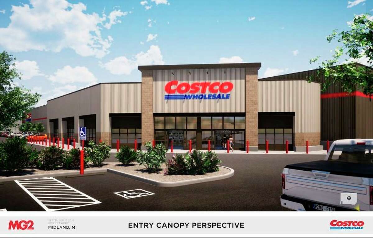 Costco submitted design renderings to the city for its proposed site in Midland, to be located at 4816 Bay City Road. (Photo provided)