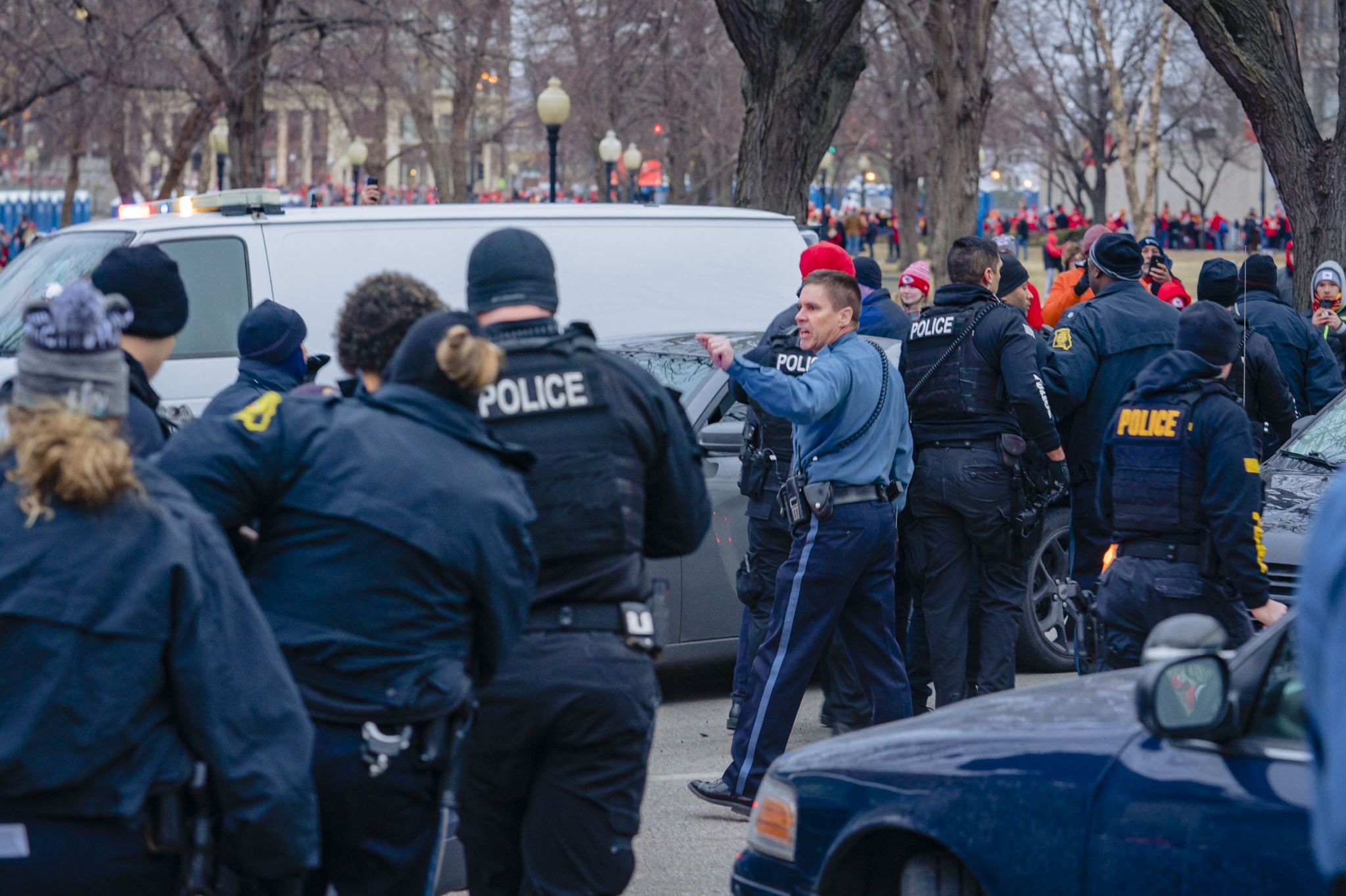 Andy Reid tells parade-goers Chiefs will win again next year