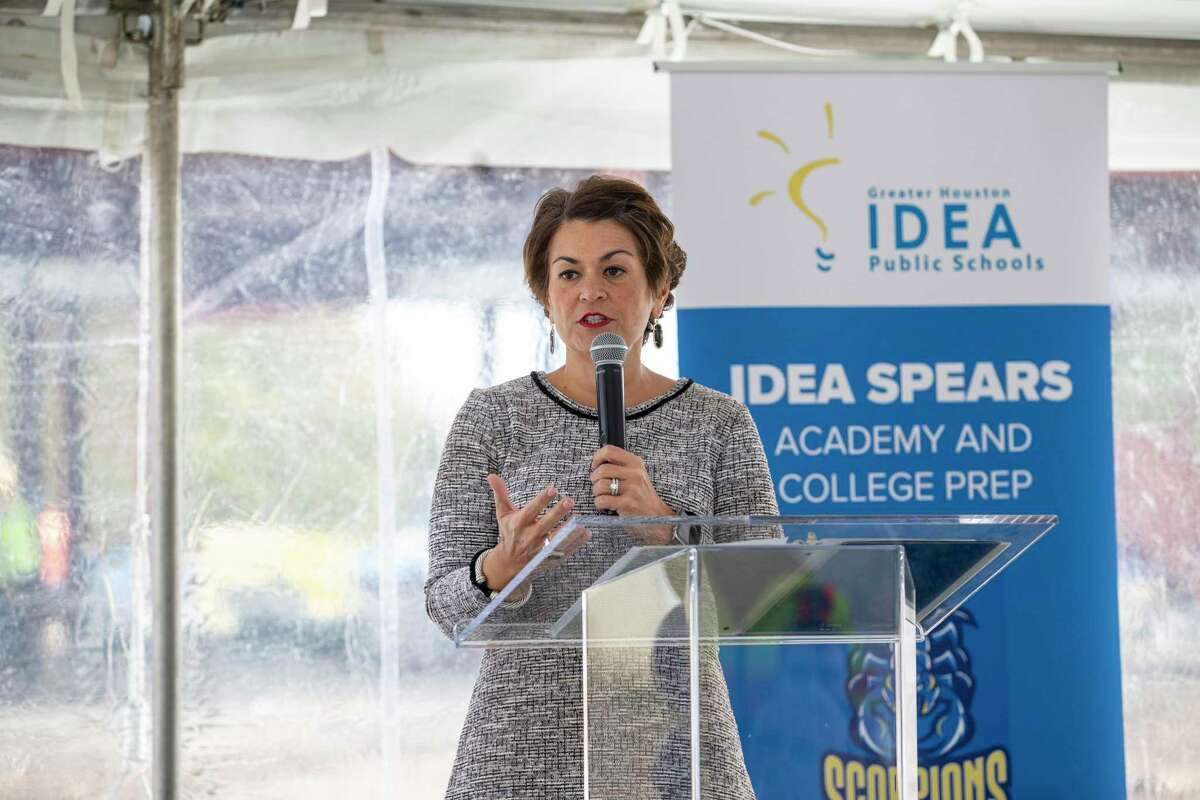 IDEA Public Schools CEO and Superintendent JoAnn Gama, pictured here in 2019, said the charter network’s leaders were not surprised that the Texas Education Agency did not grant its full expansion request this year in light of scrutiny over its spending practices.