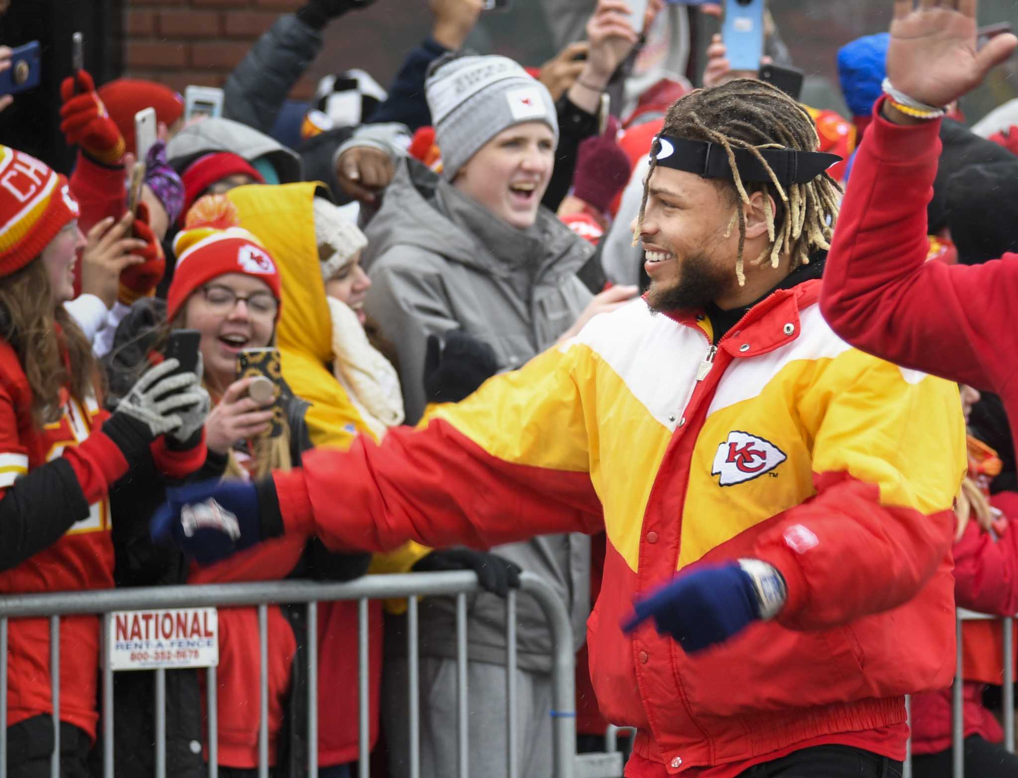 Andy Reid tells parade-goers Chiefs will win again next year