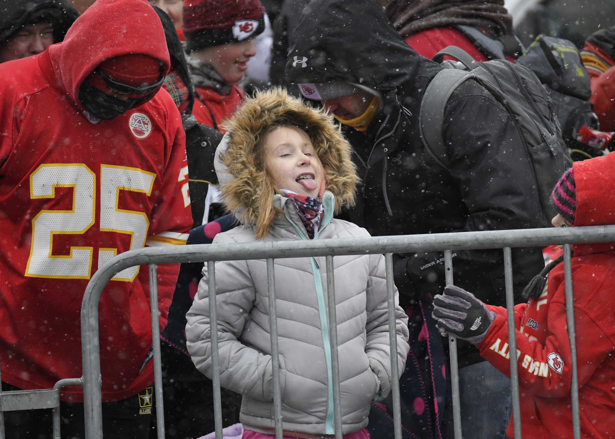 Andy Reid tells parade-goers Chiefs will win again next year