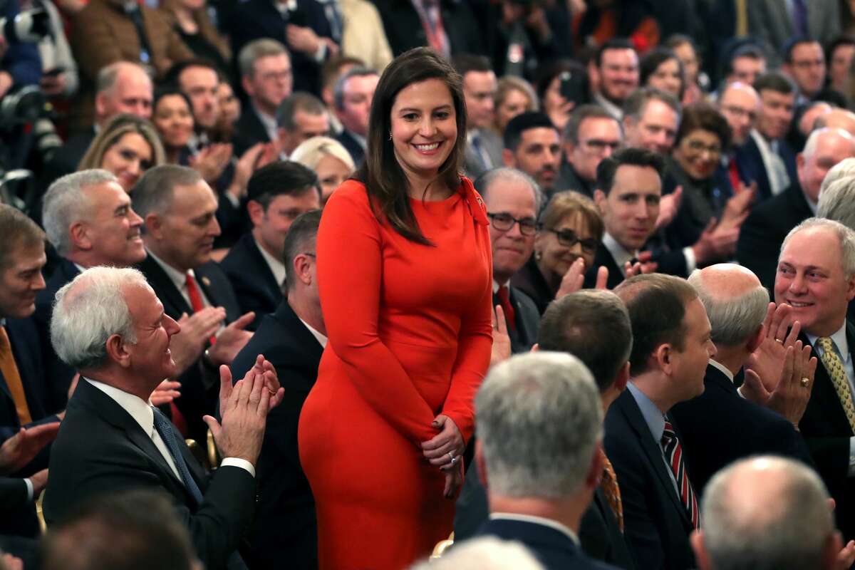 While New York Congresswoman Elise Stefanik, who was recognized by President Donald Trump the day after the U.S. Senate acquitted on two articles of impeachment, has been a person noted in the Times Union’s pages since the newspaper interviewed her as a 14-year-old fan of former U.S. Sen. Alfonse D'Amato in 1998. (File photo by Mark Wilson/Getty Images)