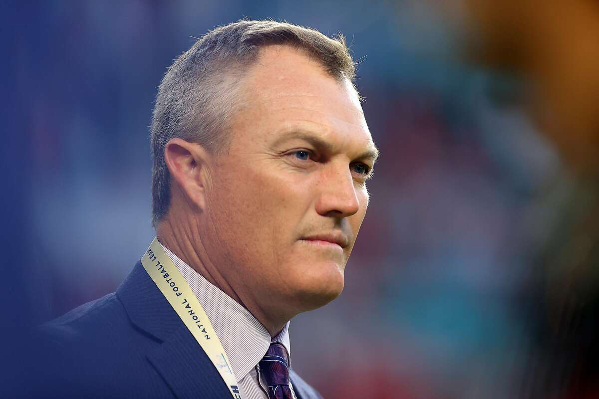 MIAMI, FLORIDA - FEBRUARY 02: General manager John Lynch of the San Francisco 49ers looks on prior to Super Bowl LIV against the Kansas City Chiefs at Hard Rock Stadium on February 02, 2020 in Miami, Florida. (Photo by Kevin C. Cox/Getty Images)