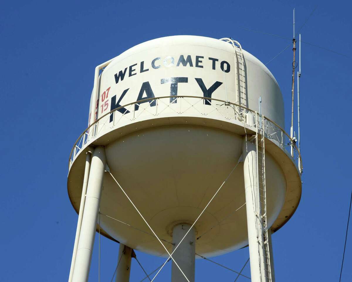 Water Tower in Katy, TX on Saturday, April 20, 2019.