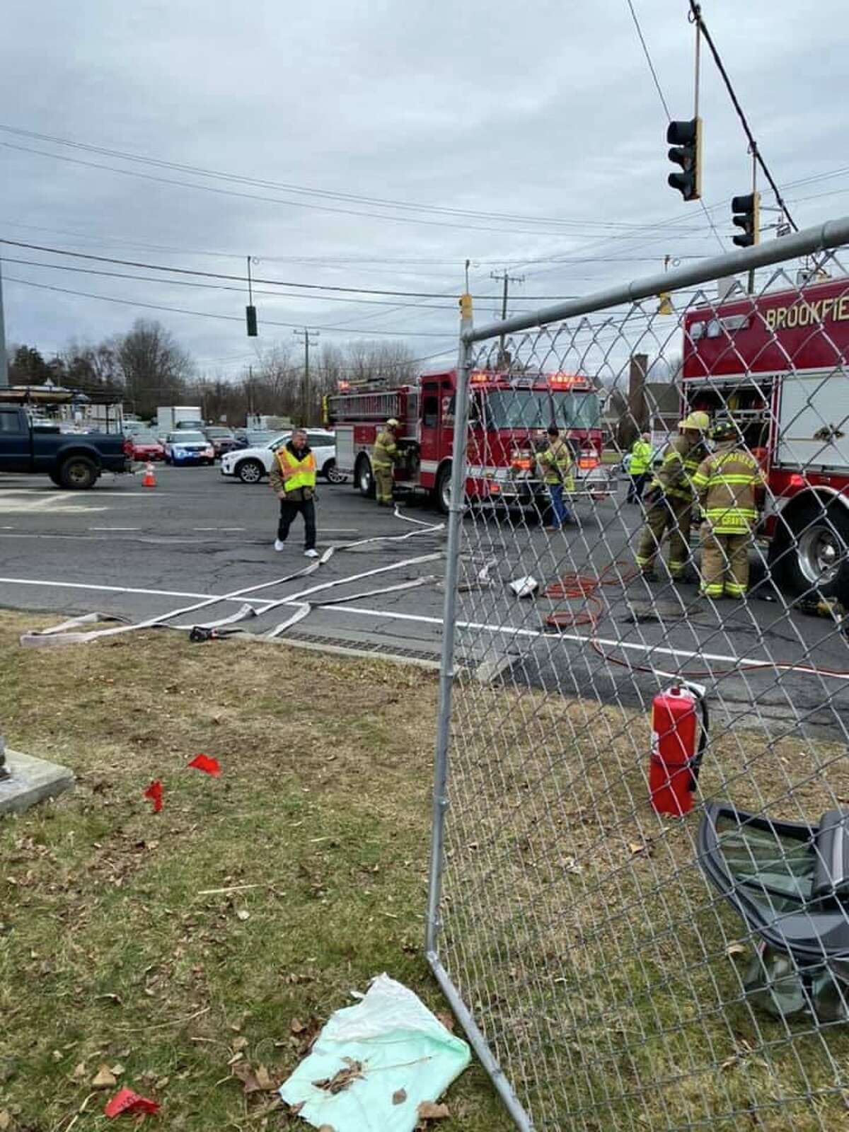 2 extricated after 4vehicle crash in Brookfield