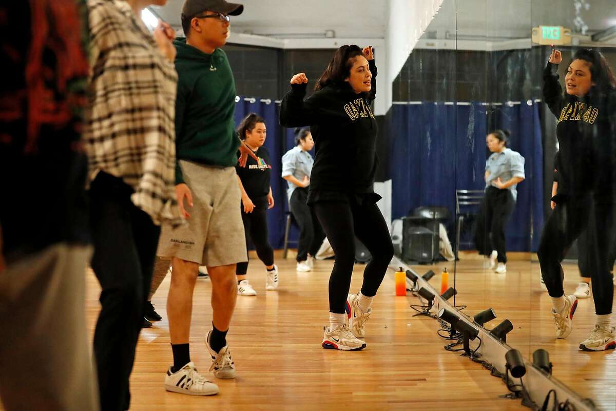 Leslie Panitchpakdi teaches dance at In the Groove dance studio in Oakland.