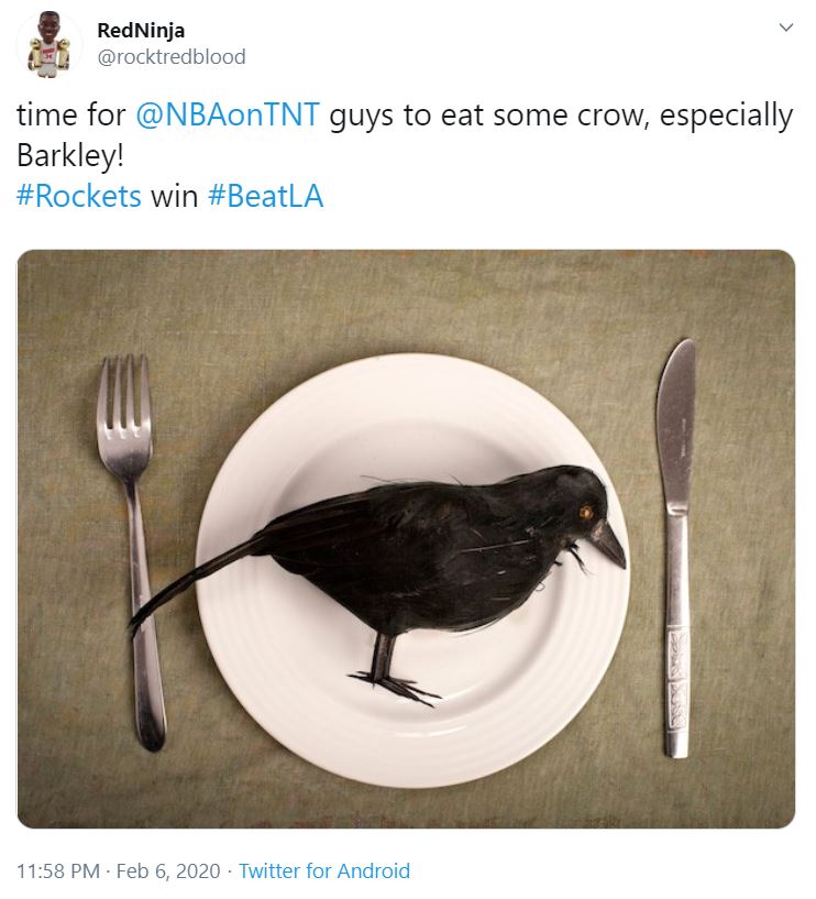 Lakers, Charles Barkley roasted by memes after 'munchkin' Rockets win on TNT