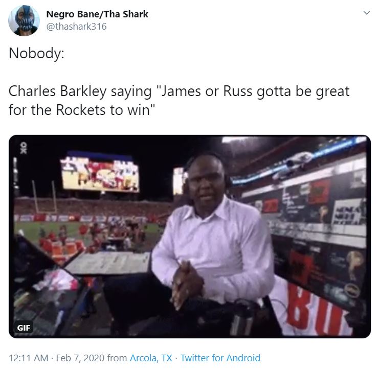 Lakers, Charles Barkley roasted by memes after 'munchkin' Rockets win on TNT