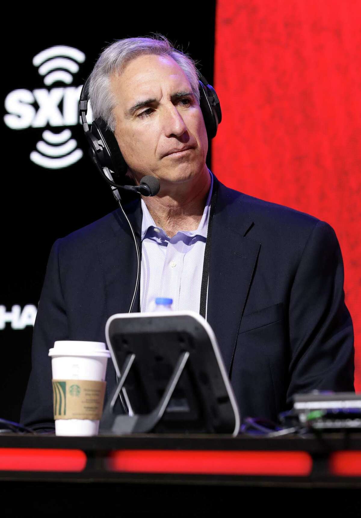 MIAMI, FLORIDA - JANUARY 30: CEO of XFL Oliver Luck speaks onstage during day 2 of SiriusXM at Super Bowl LIV on January 30, 2020 in Miami, Florida. (Photo by Cindy Ord/Getty Images for SiriusXM )