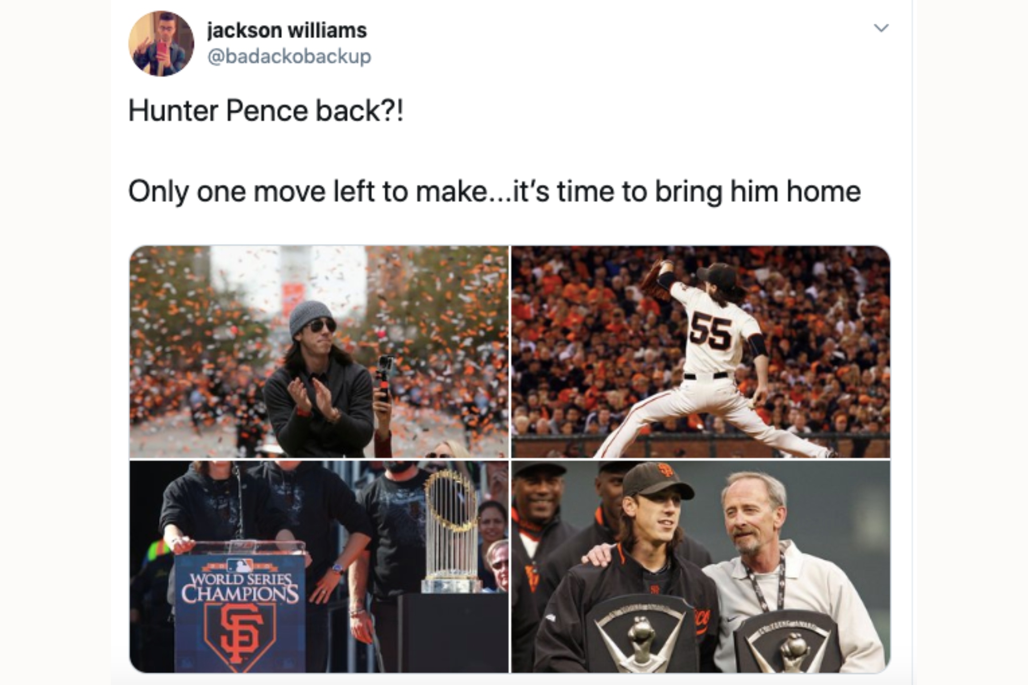 Once in a Generation” - San Francisco Giants Legend Hunter Pence