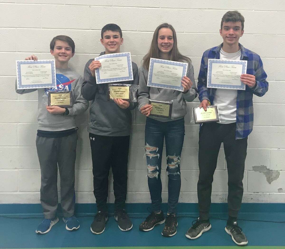 Manistee Middle Schools excel at MathCounts event
