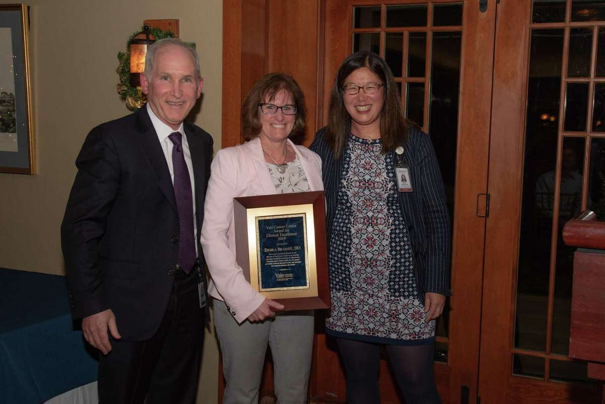 Debra Brandt, D.O., was honored with a Yale Cancer Center (YCC) Award for Clinical Excellence at YCC’s annual Conclave Jan. 13.