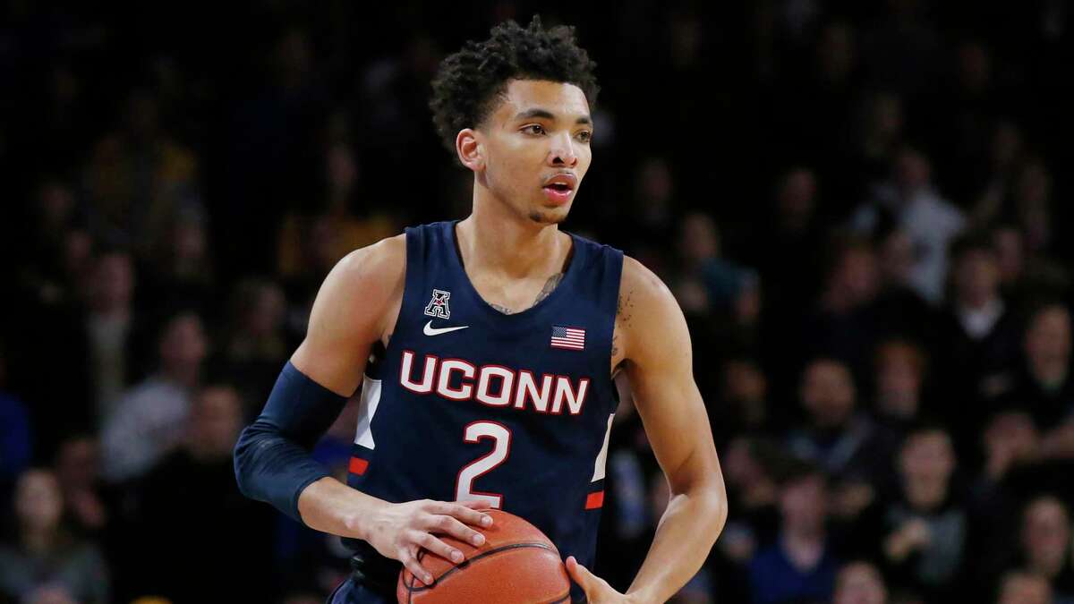 James Bouknight and the UConn men’s basketball team take on Cincinnati on Sunday in Storrs.