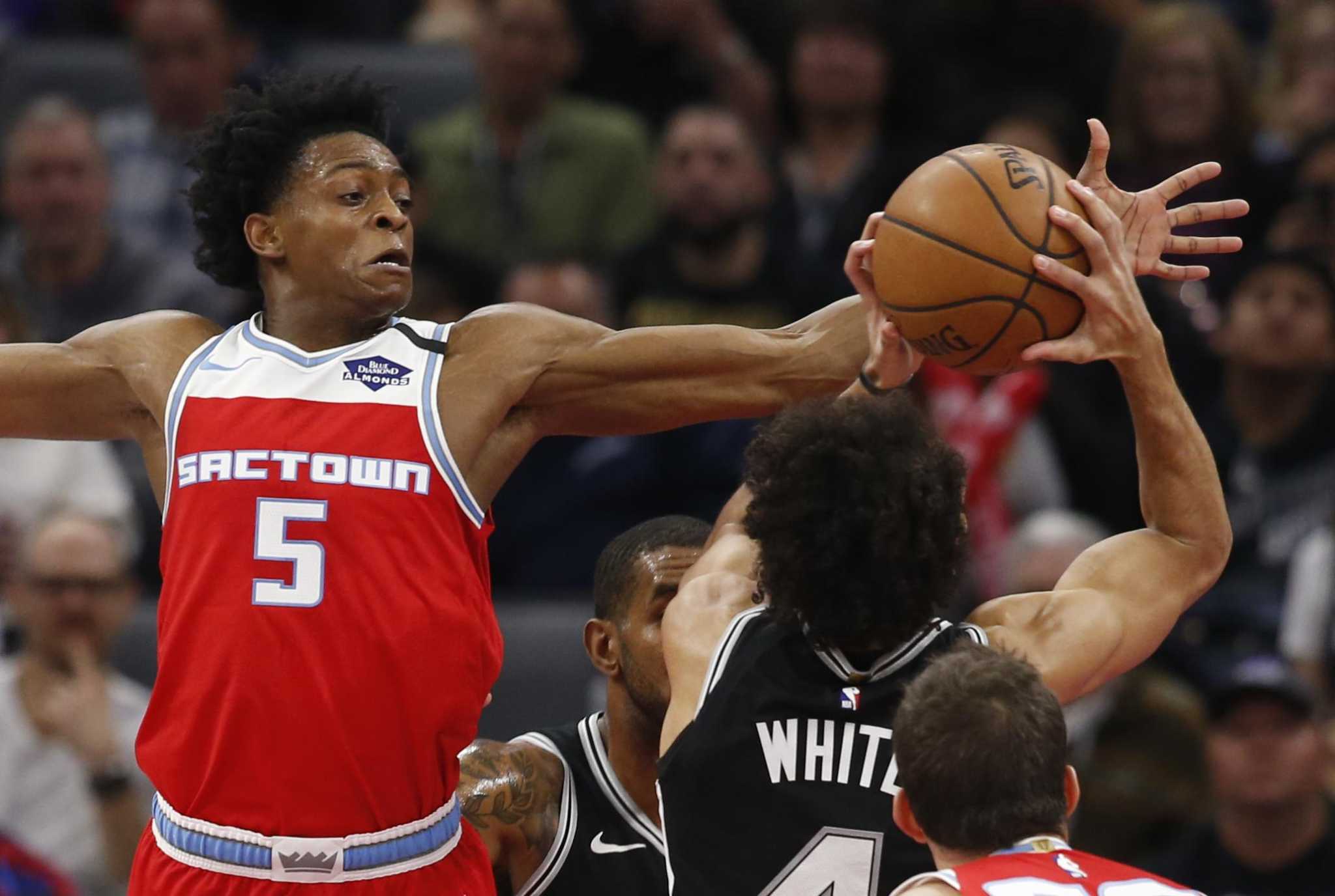 Hot Shooting Buddy Hield Sends Spurs Reeling Expressnews Com