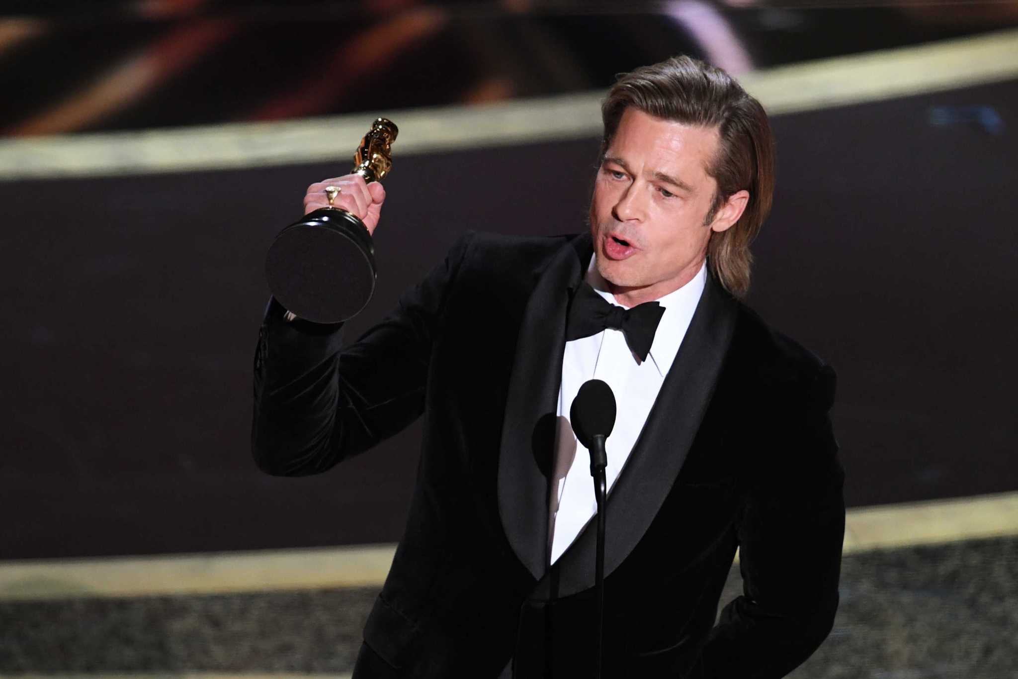 Brad Pitt Got Political And Emotional After Winning His First Acting Oscar