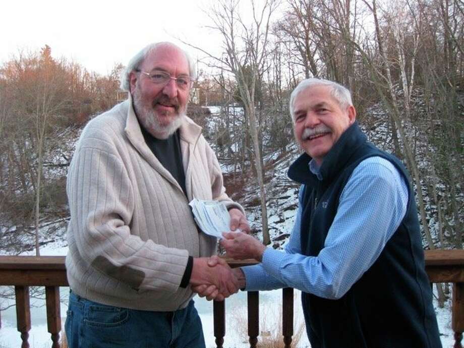 Men Who Care Donate Toward Food Pantry Manistee News Advocate