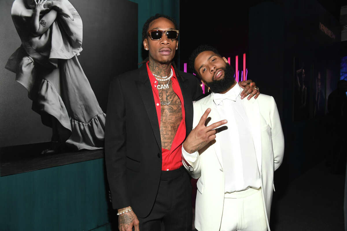 Wiz Khalifa and Odell Beckham Jr. attend the 2020 Vanity Fair Oscar Party hosted by Radhika Jones at Wallis Annenberg Center for the Performing Arts.
