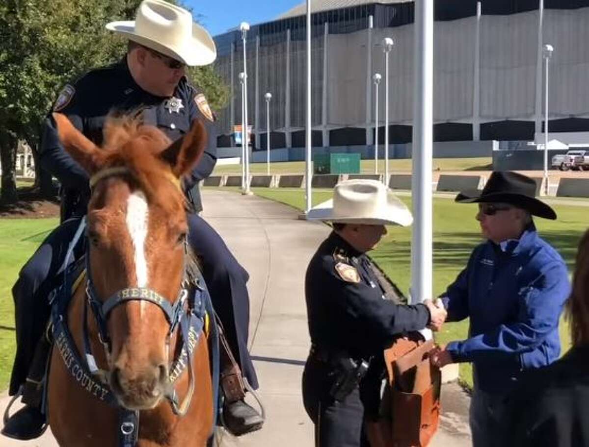 Harris County officers ride to Austin to deliver Houston Rodeo