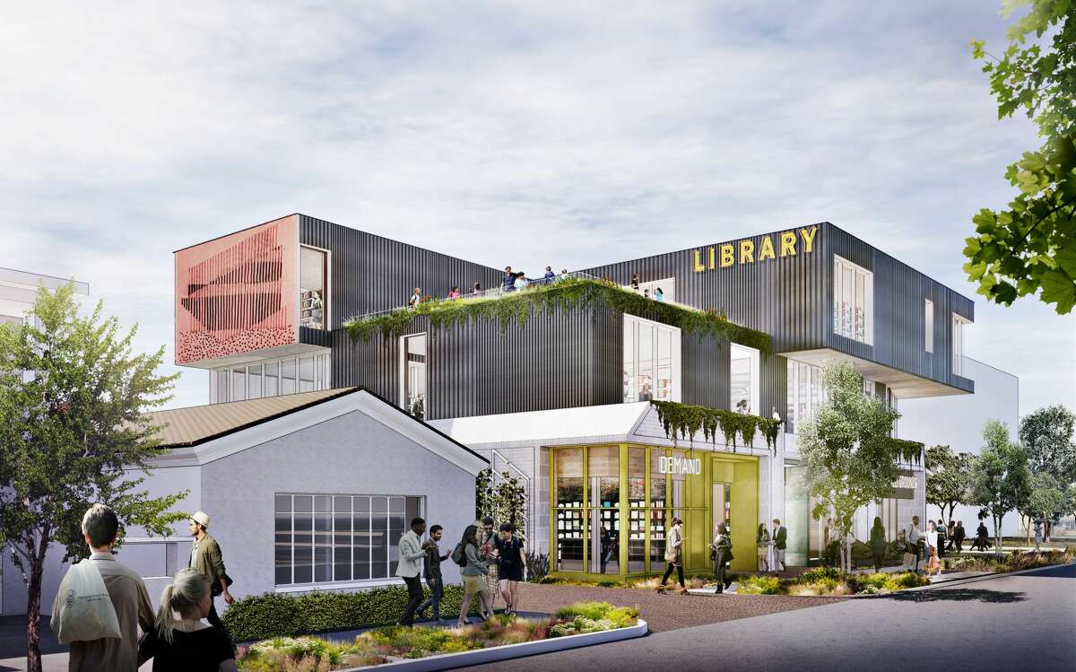 Montrose Collective will have more than 150,000 square feet of office space, retail, restaurants and a public library.