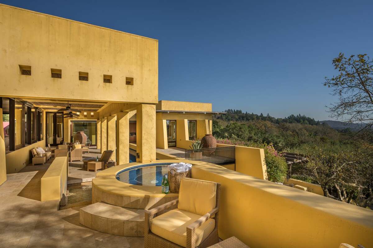 Agave House is the primary residence on the 120-acre Castle Road Estate in Sonoma. The contemporary sanctuary is a work of art inspired by famed Mexican architect Luis Barragán. The home has three bedroom suites, four full bathrooms and two half baths spread across 7,630 square feet.