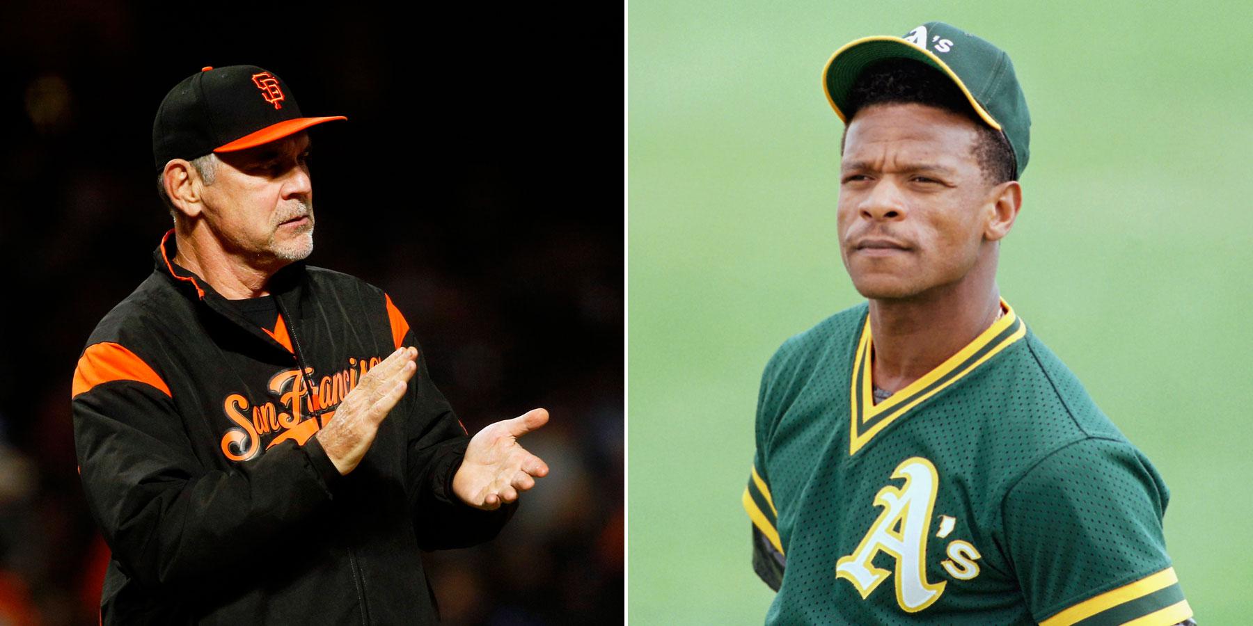 Rickey Henderson, Bruce Bochy selected to Bay Area Sports Hall of Fame