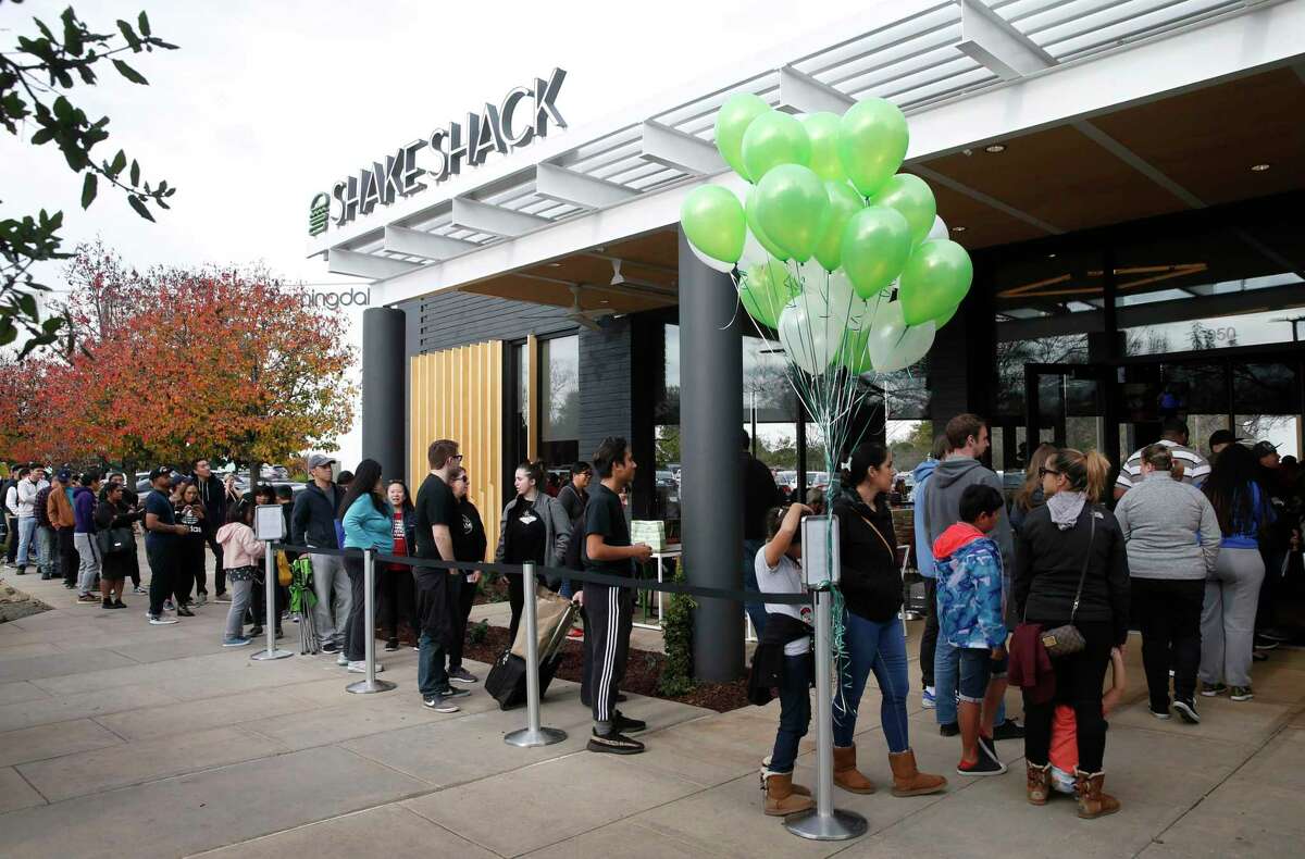 Hundreds of Shake Shack fans wait in line in advance of a December 2018 grand opening in northern California. The owner of the Danbury Fair mall confirmed in February 2020 plans to open a Shake Shack in a newly constructed building on the grounds of the Danbury, Conn. shopping center.