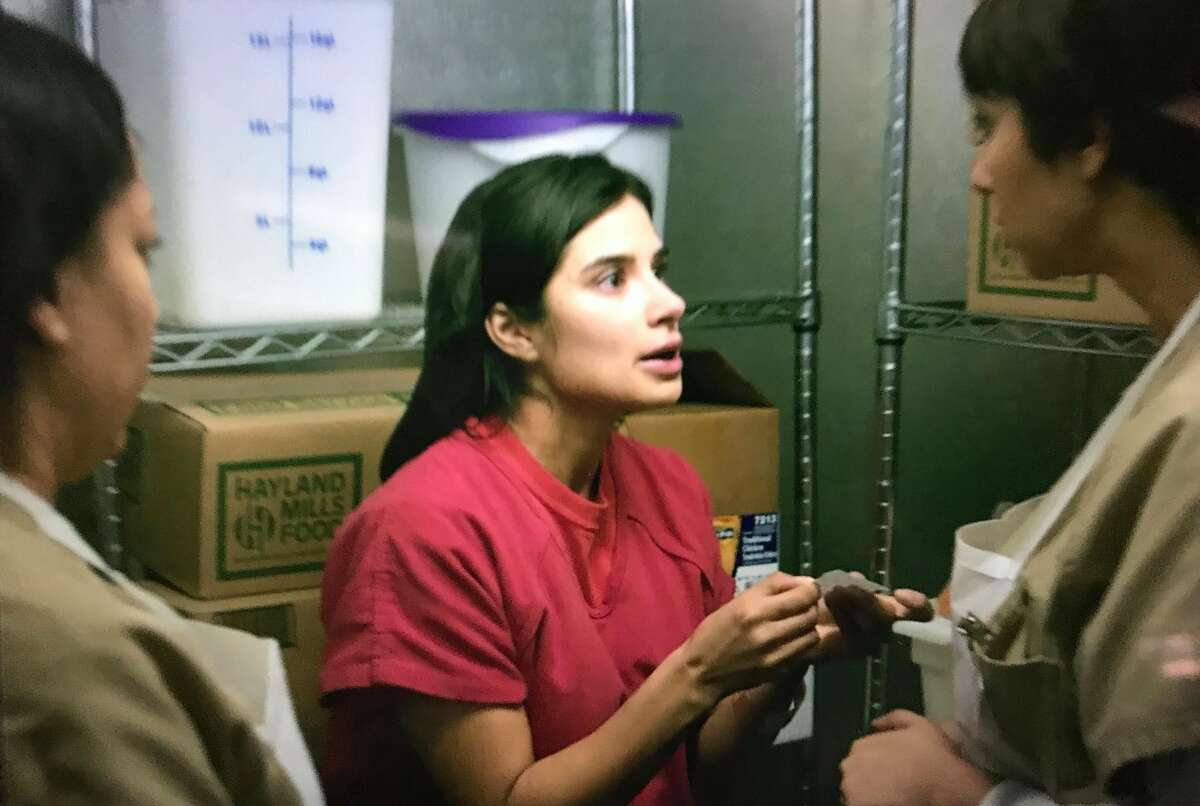 Maritza, a character in Netflix’s, “Orange is the New Black,” is given the number to Freedom for Immigrants hotline in season 7, episode 5.