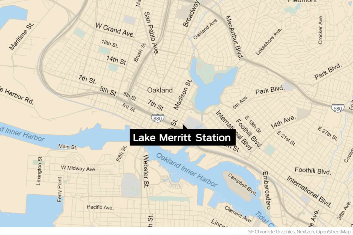 The unidentified victim was on a Daly City-bound train approaching Lake Merritt Station shortly after 6 p.m. when another man allegedly asked for directions and then hit him, according to BART spokesman Jim Allison.