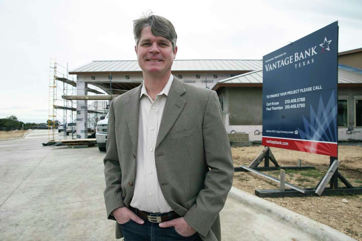 Shawn Golden, general counsel of Paramount Helthcare, stands on the site of a new 122-bed rehabilitation and long-term care facility for seniors that his family is building at 4366 Lockhill-Selma.