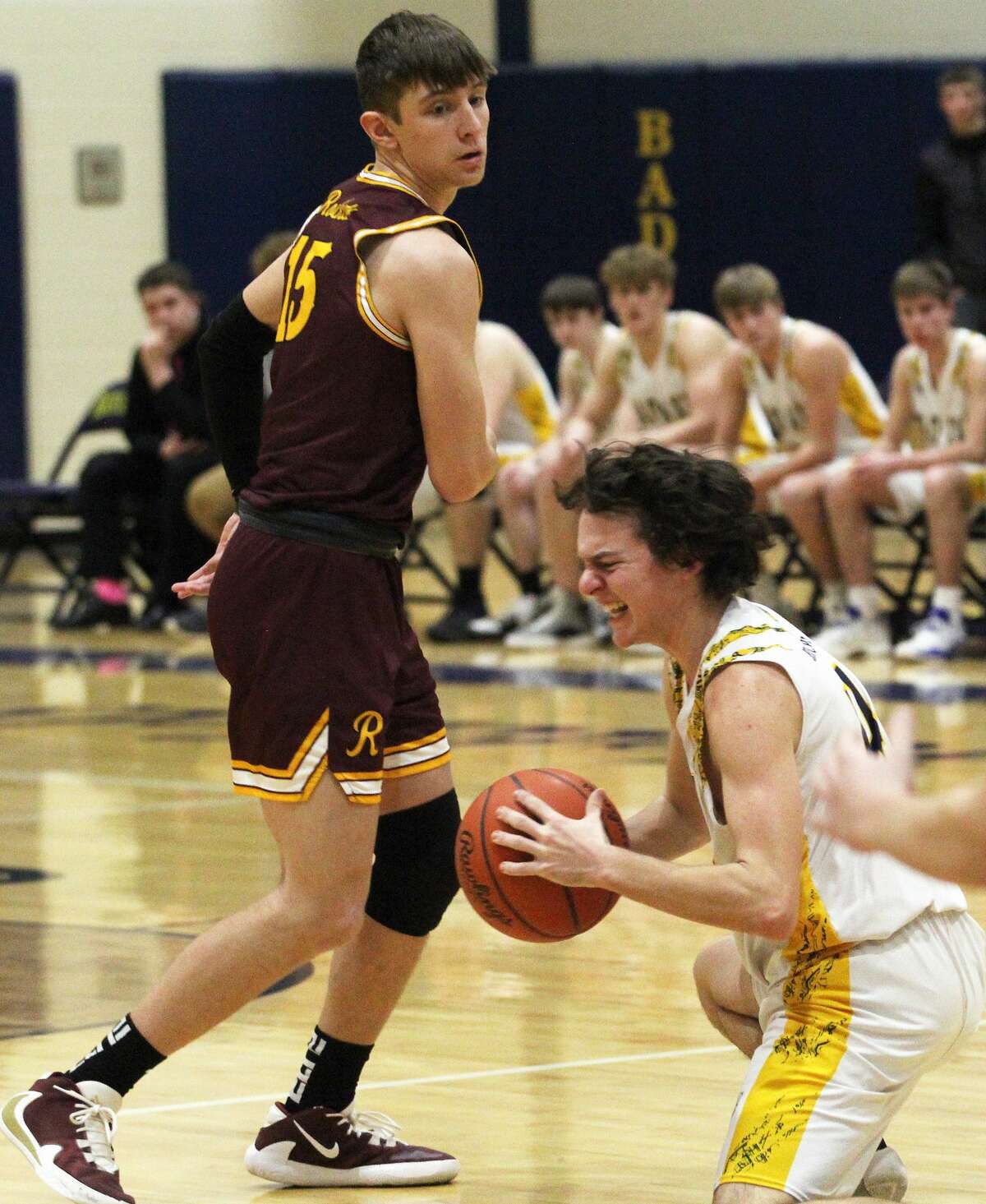 The Bad Axe boys basketball team dropped a home game to Reese, 57-43, on Wednesday night.