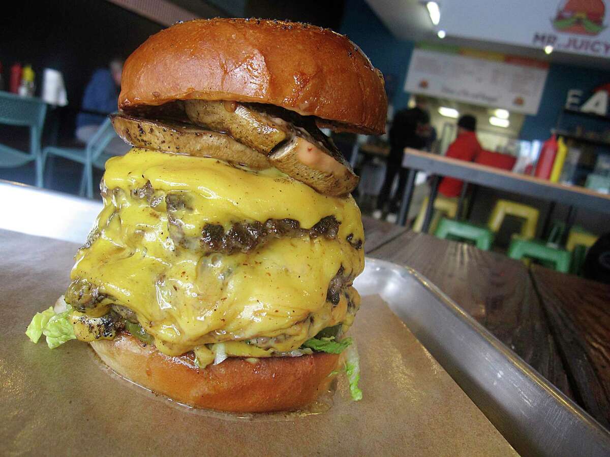 Review The best burger restaurant in San Antonio is Mr. Juicy in Olmos