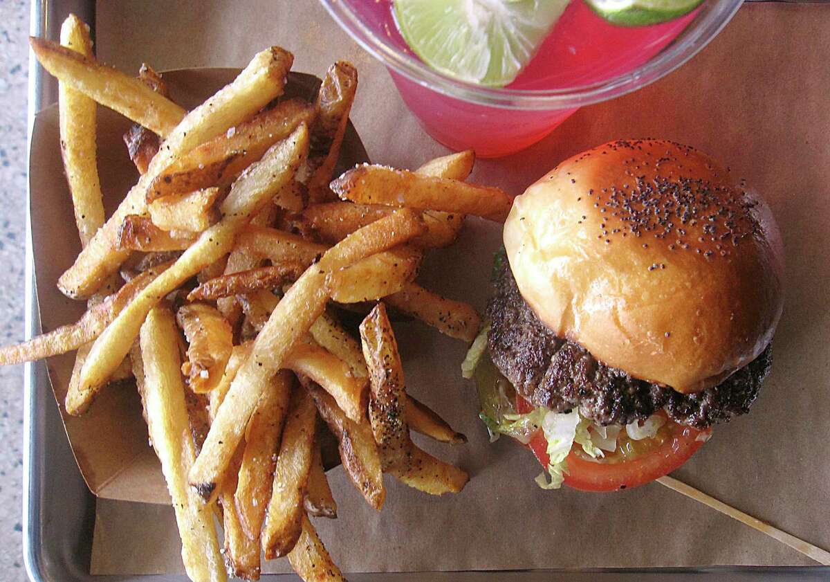 Review The best burger restaurant in San Antonio is Mr. Juicy in Olmos
