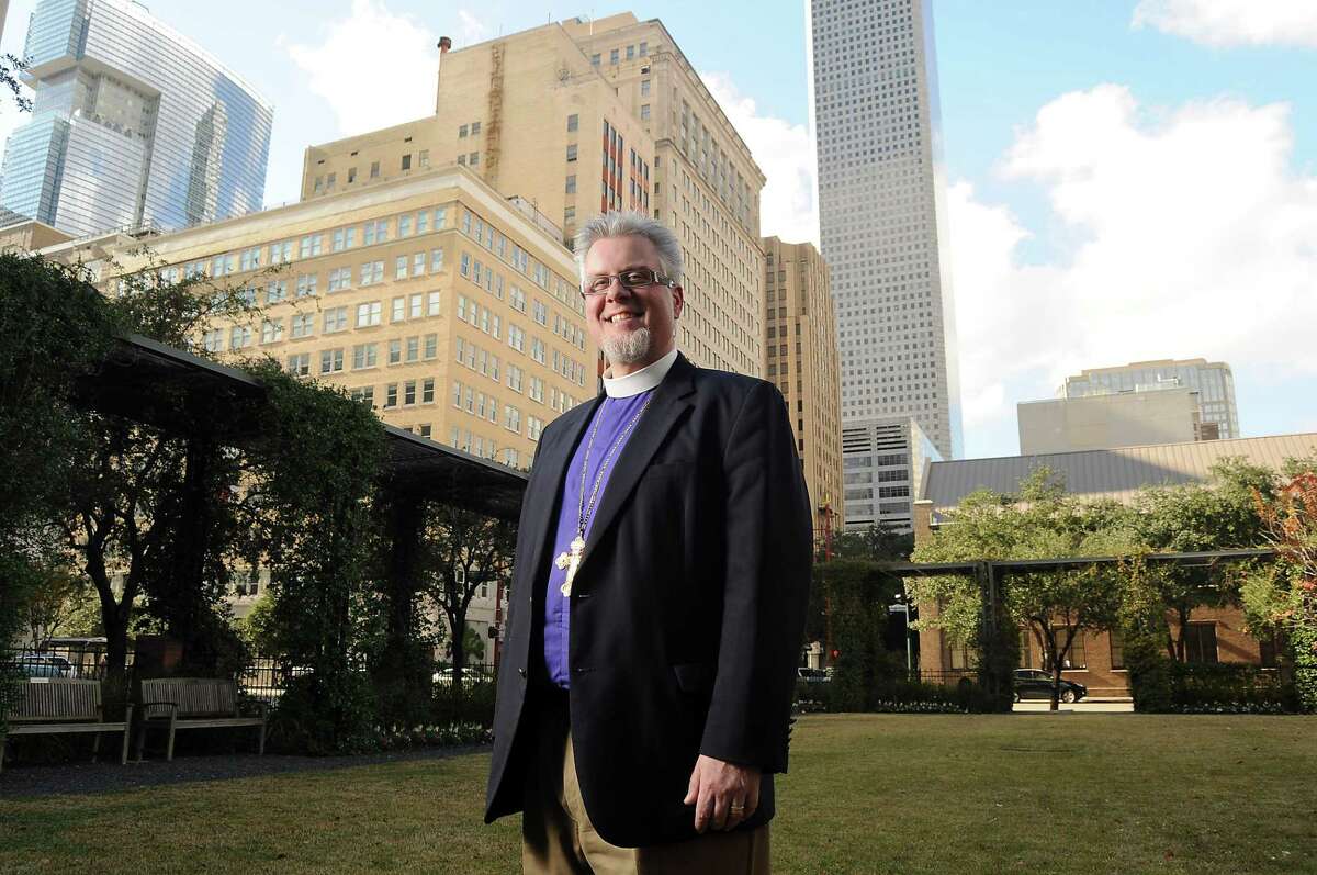 Bishop C. Andrew Doyle at the Episcopal Diocese of Texas Wednesday Dec. 18, 2013. (Dave Rossman photo)