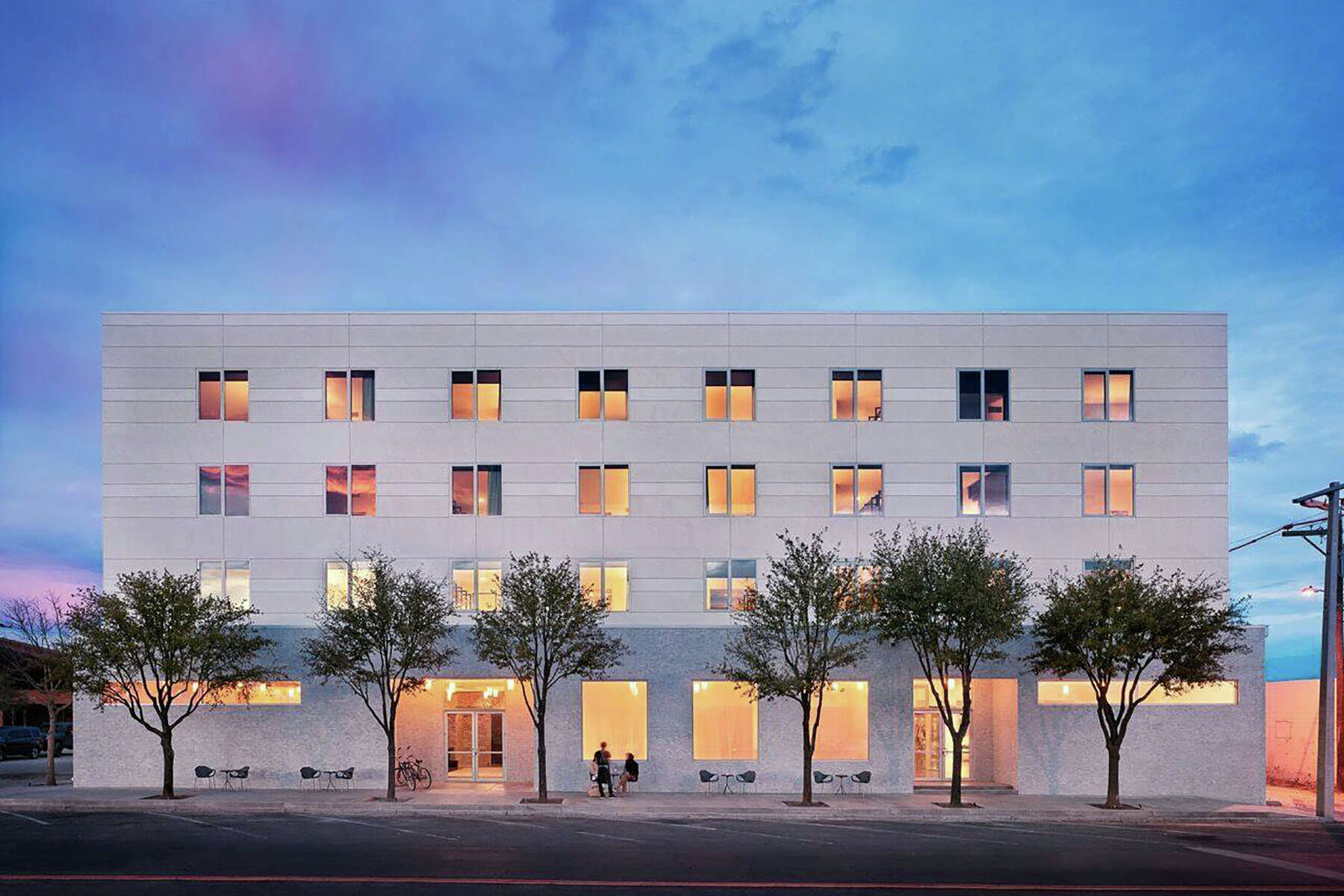 Rising out of the West Texas desert is mystical Marfa's hip Hotel Saint  George