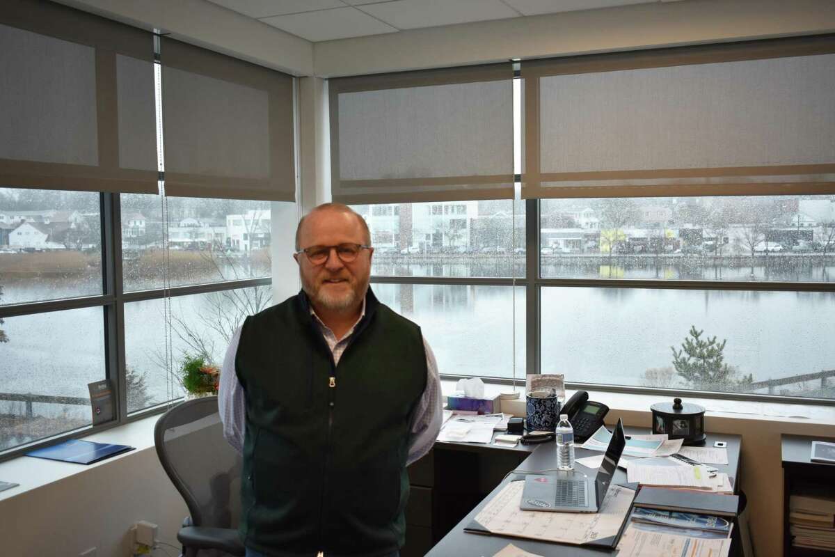 BioSig Technologies CEO Ken Londoner, in February 2020 in the medical device company's office at 54 Wilton Road in Westport, Conn.