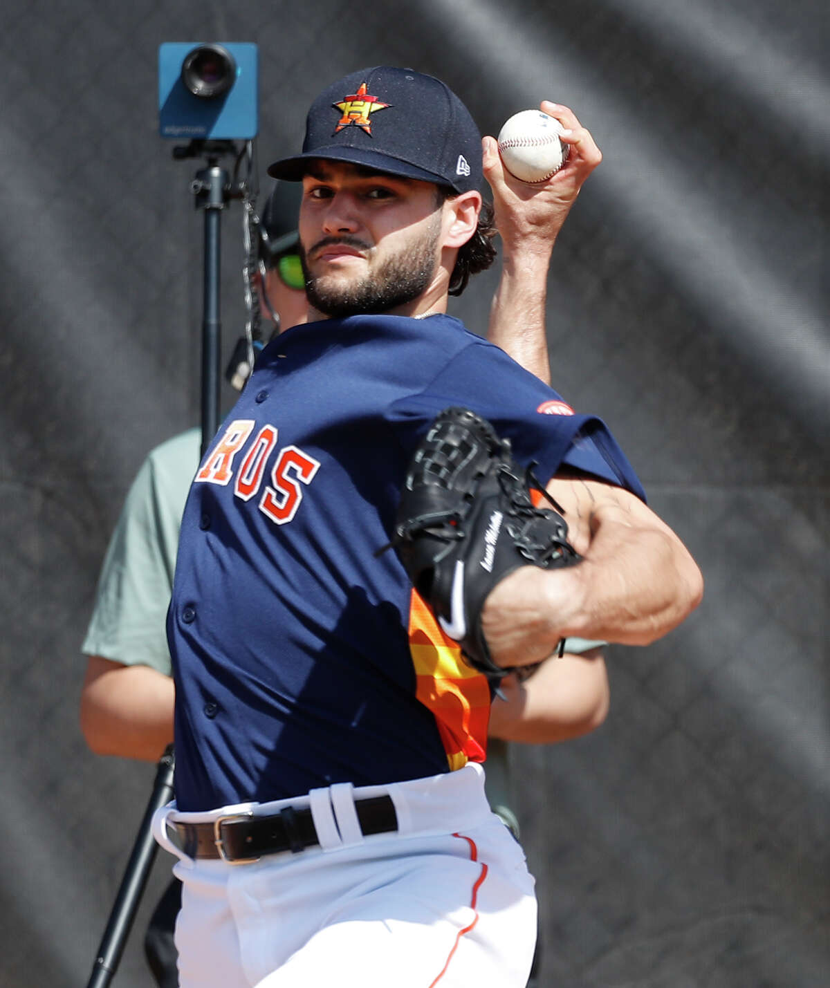 Pitcher Lance McCullers Jr. of the Houston Astros poses for a picture on  photo day during Astros spring training, Wednesday, March 16, 2022, at The  Ballpark of the Palm Beaches in West