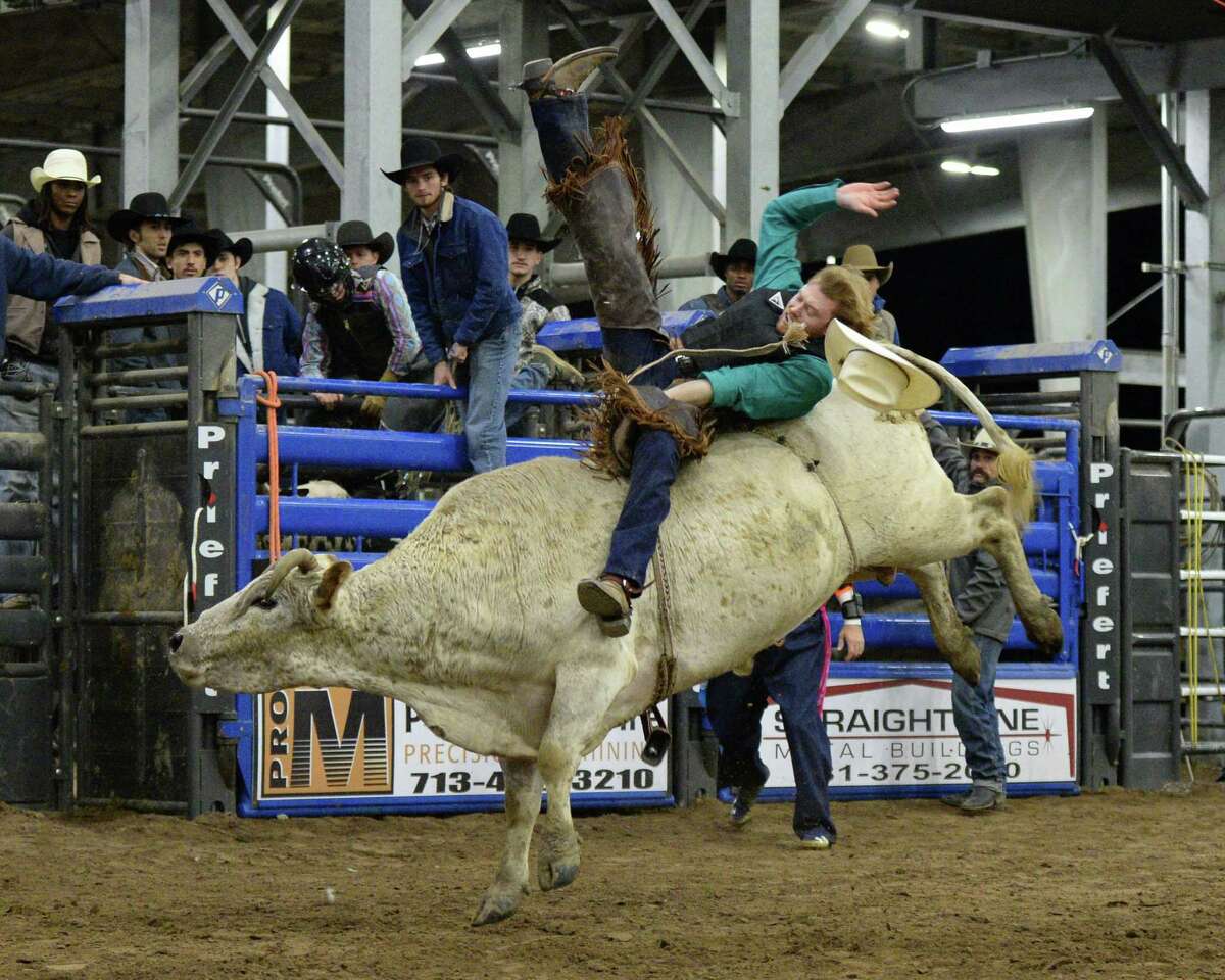 Athletes Entertain Crowd During Katy Rodeo