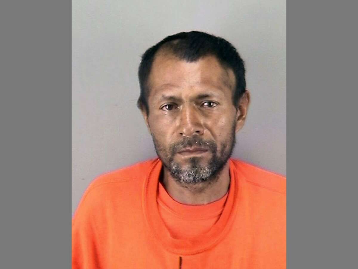 FILE - This undated file booking photo provided by the San Francisco Police Department shows Jose Inez Garcia-Zarate, a homeless undocumented Mexican immigrant who was acquitted of killing Kate Steinle on a San Francisco pier in 2015. Garcia-Zarate was found incompetent to stand trial Friday, Feb. 20, 2020, on federal gun charges. U.S. District Court Judge Vince Chhabria said in a court order that a psychiatric evaluator had concluded Garcia-Zarate was not competent to stand trial “because of mental illness that is not presently being treated." (San Francisco Police Department via AP, File)