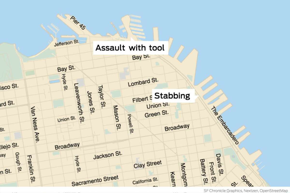 Officers arrested a man Saturday morning shortly after two women were attacked on San Francisco’s Embarcadero within minutes of each other, according to the San Francisco Police Department.