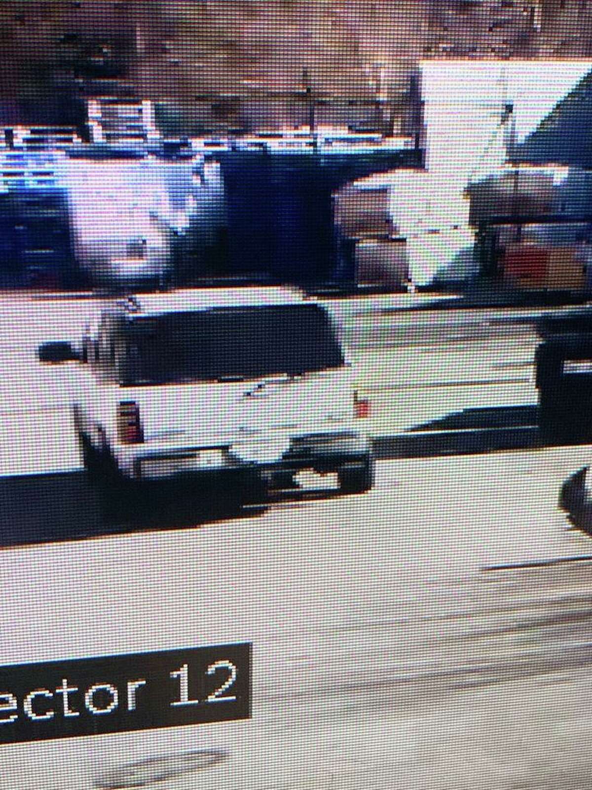 The vehicle that police said the suspect got into after leaving the store.