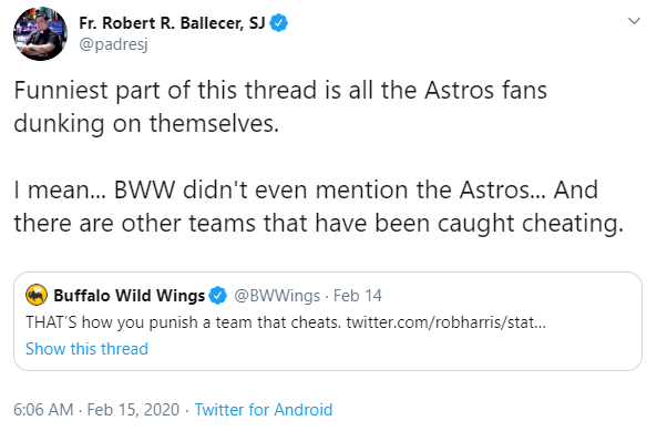 Buffalo Wild Wings gets roasted after Tweet aimed at the Astros - ABC13  Houston