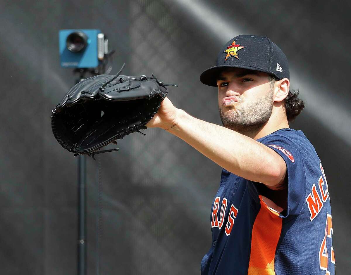 Pitcher Lance McCullers Jr. of the Houston Astros poses for a picture on  photo day during Astros spring training, Wednesday, March 16, 2022, at The  Ballpark of the Palm Beaches in West