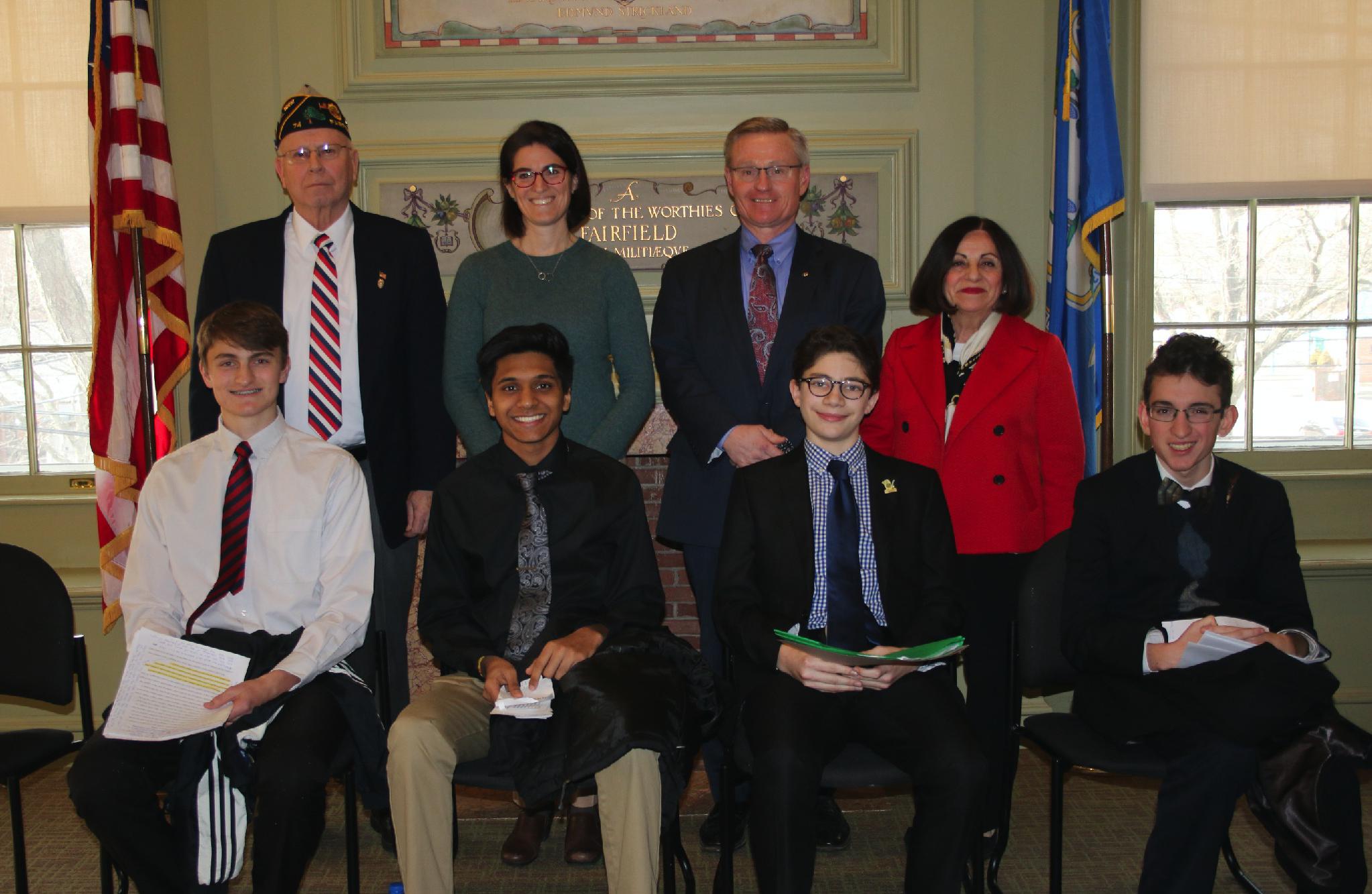 Wilton student comes in second in oratory contest