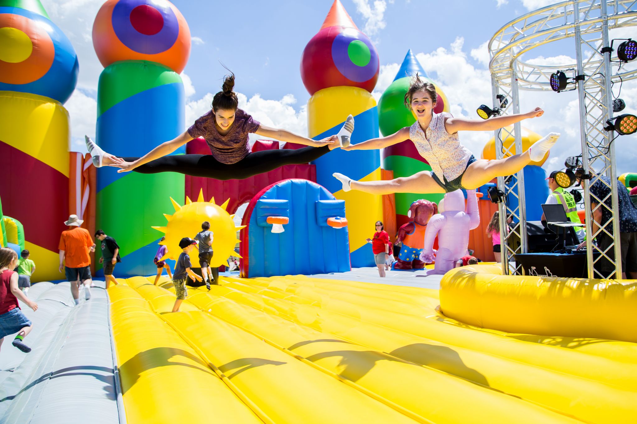 Prepare to let your inner kid out because the world s biggest bounce