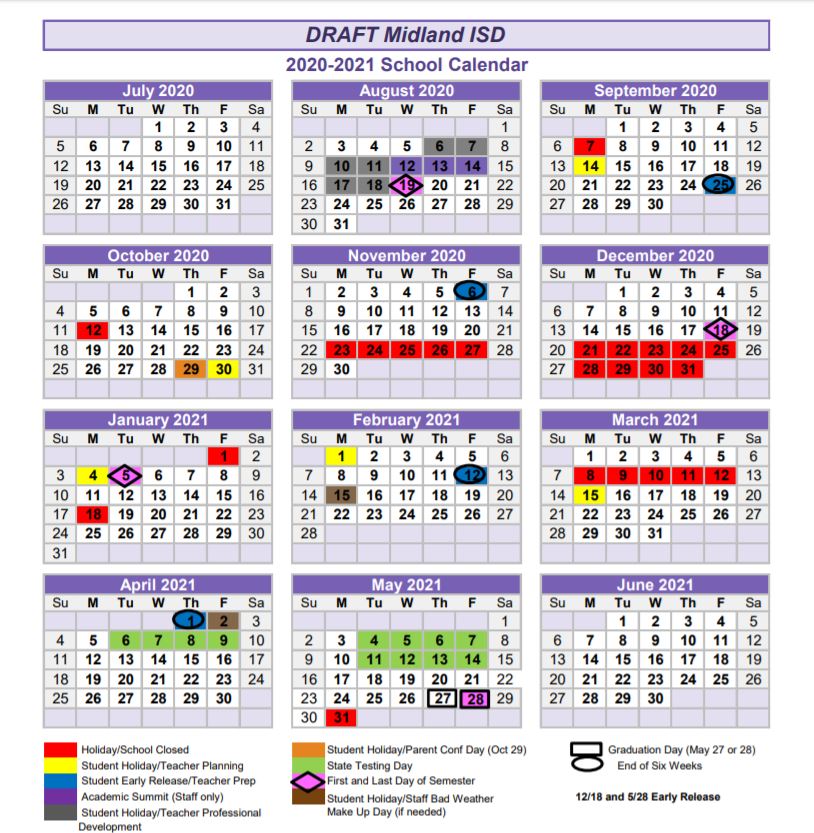 MISD leaders to see draft of K-5 calendar